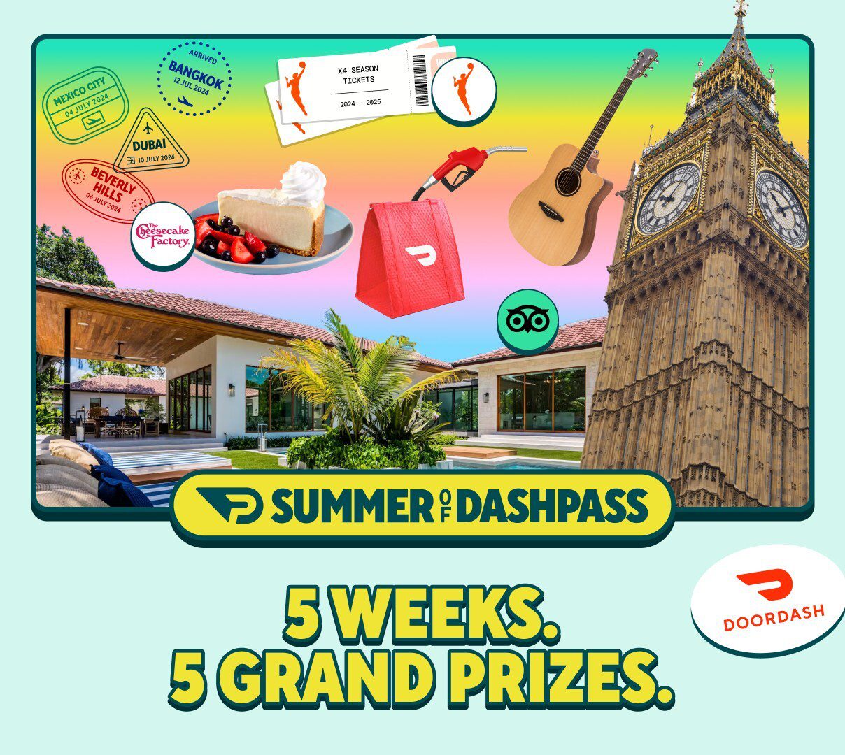 Read more about the article DoorDash Announces Fifth-Annual Summer of DashPass Savings Event, Offering Members Five Weeks of Exclusive Deals and Epic Prizes