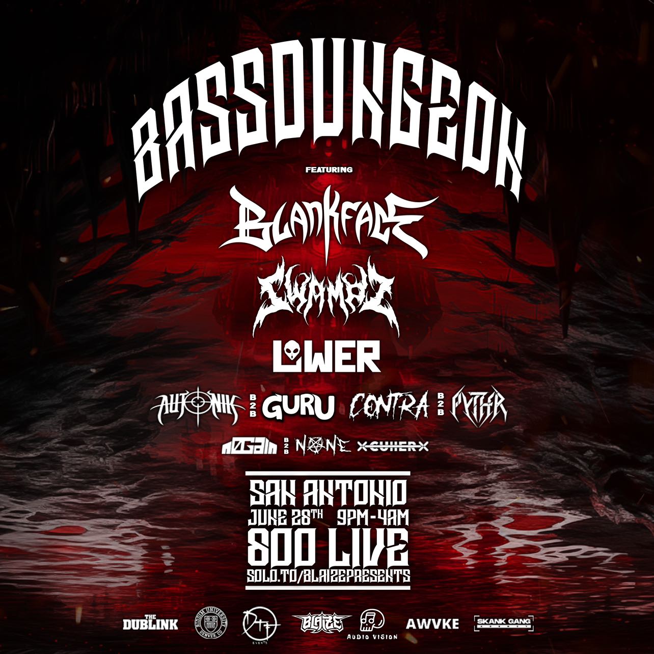 Read more about the article Get The Bass Going in San Antonio at Bassdungeon June 28th