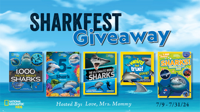 Read more about the article Nat Geo Kids $70 Shark Book Giveaway!