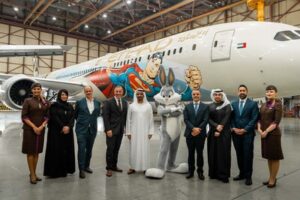 Read more about the article Warner Bros. World™ Yas Island, Abu Dhabi soars to new heights with Etihad Airways partnership