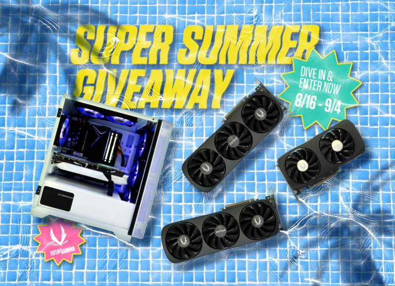 Read more about the article ZOTAC USA Launches The SUPER Summer Giveaway Valued Over $4,000