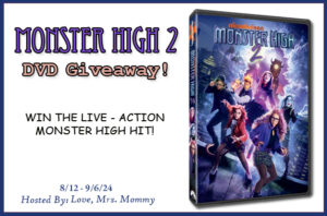 Read more about the article Monster High 2 Live-Action DVD w/ Special Features DVD Giveaway!