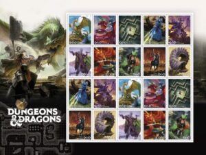 Read more about the article Roll for Purchase: DUNGEONS & DRAGONS Stamps Released Today