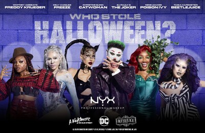 Read more about the article NYX Professional Makeup Announces “Who Stole Halloween?” Campaign Inspired by Warner Bros. Spooky Characters and DC’s Super-Villains