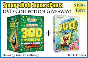 Read more about the article $100+ TRV SpongeBob SquarePants DVD Collections Giveaway!