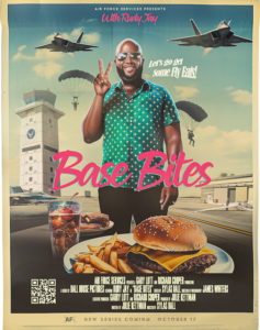 Read more about the article AIR FORCE SERVICES CENTER TURNS UP THE HEAT WITH SCORCHING NEW SERIES “BASE BITES”