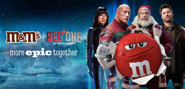 Read more about the article M&M’S® Creates Movie Goers’ Dream Jacket, One-Of-A-Kind Experiences and Limited-Edition Products in Celebration of Amazon MGM Studios’ “Red One” Movie