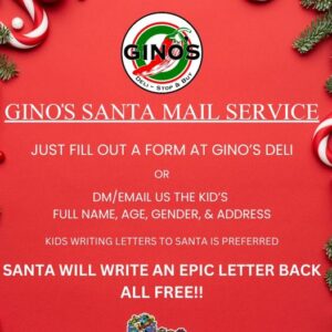 Read more about the article Free letter from Santa at Ginos Deli San Antonio