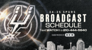 Read more about the article San Antonio Spurs Announce Local Broadcast Schedule For 2024-25 Season