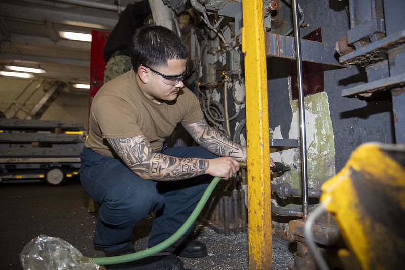 San Antonio native serves in the hangar bay aboard USS Abraham Lincoln